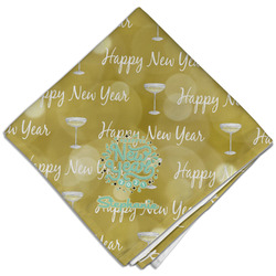 Happy New Year Cloth Dinner Napkin - Single w/ Name or Text