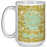 Happy New Year 15 Oz Coffee Mug - White (Personalized)