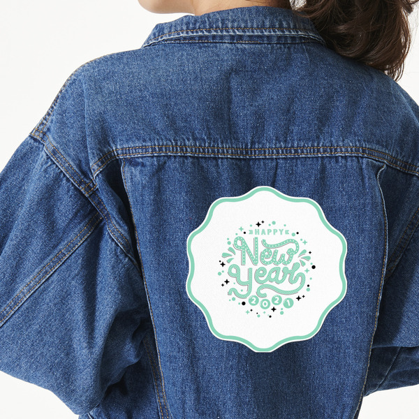 Custom Happy New Year Large Custom Shape Patch - 2XL