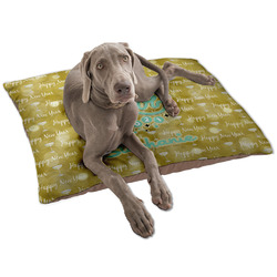 Happy New Year Dog Bed - Large w/ Name or Text