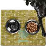 Happy New Year Dog Food Mat - Large w/ Name or Text