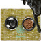 Happy New Year Dog Food Mat - Large LIFESTYLE