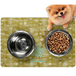 Happy New Year Dog Food Mat - Small w/ Name or Text