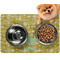 Happy New Year Dog Food Mat - Small LIFESTYLE