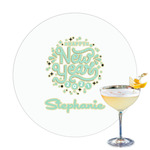 Happy New Year Printed Drink Topper - 3.25" (Personalized)