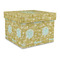 Happy New Year Gift Boxes with Lid - Canvas Wrapped - Large - Front/Main