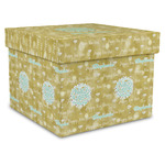 Happy New Year Gift Box with Lid - Canvas Wrapped - X-Large (Personalized)