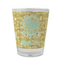 Happy New Year Glass Shot Glass - 1.5 oz - Single (Personalized)