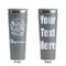 Happy New Year Grey RTIC Everyday Tumbler - 28 oz. - Front and Back