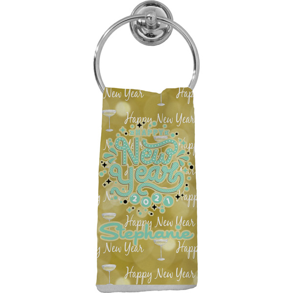 Custom Happy New Year Hand Towel - Full Print w/ Name or Text