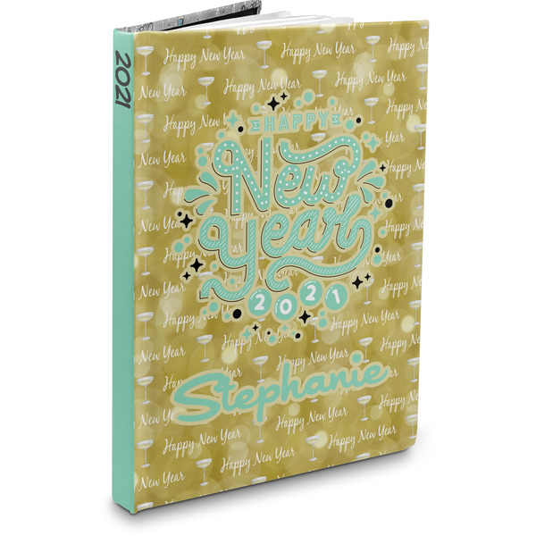 Custom Happy New Year Hardbound Journal - 5.75" x 8" (Personalized)