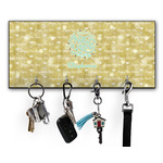 Happy New Year Key Hanger w/ 4 Hooks w/ Name or Text