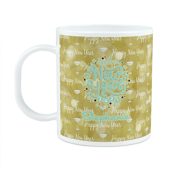 Custom Happy New Year Plastic Kids Mug (Personalized)