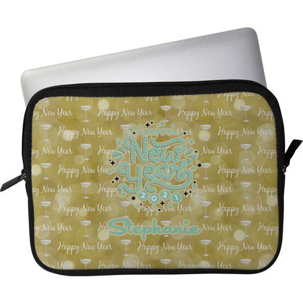 Custom Happy New Year Laptop Sleeve / Case - 13" w/ Name or Text