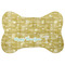 Happy New Year Large Bone Shaped Mat - Flat