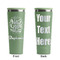 Happy New Year Light Green RTIC Everyday Tumbler - 28 oz. - Front and Back