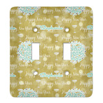 Happy New Year Light Switch Cover (2 Toggle Plate) (Personalized)