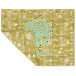 Happy New Year Double-Sided Linen Placemat - Single w/ Name or Text