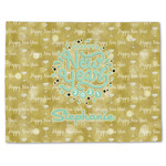 Happy New Year Single-Sided Linen Placemat - Single w/ Name or Text