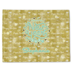 Happy New Year Single-Sided Linen Placemat - Single w/ Name or Text