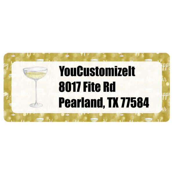 Custom Happy New Year Return Address Labels (Personalized)