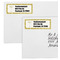 Happy New Year Mailing Labels - Double Stack Close Up