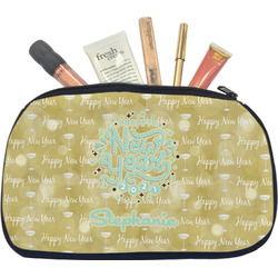 Happy New Year Makeup / Cosmetic Bag - Medium w/ Name or Text