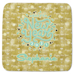 Happy New Year Memory Foam Bath Mat - 48"x48" w/ Name or Text