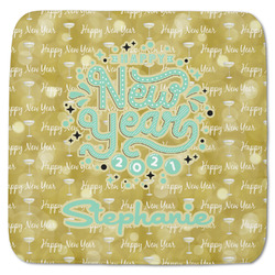 Happy New Year Memory Foam Bath Mat - 48"x48" w/ Name or Text