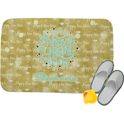 Happy New Year Memory Foam Bath Mat - 24"x17" w/ Name or Text