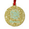 Happy New Year Metal Ball Ornament - Front