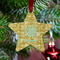 Happy New Year Metal Star Ornament - Lifestyle