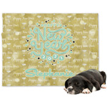 Happy New Year Dog Blanket - Large w/ Name or Text