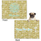 Happy New Year Microfleece Dog Blanket - Regular - Front & Back