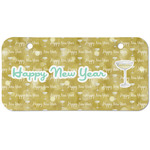 Happy New Year Mini/Bicycle License Plate (2 Holes) (Personalized)