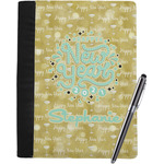 Happy New Year Notebook Padfolio - Large w/ Name or Text