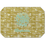 Happy New Year Dining Table Mat - Octagon (Single-Sided) w/ Name or Text