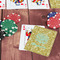 Happy New Year On Table with Poker Chips