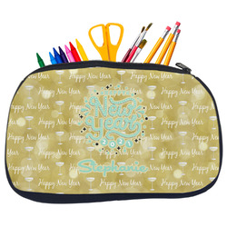 Happy New Year Neoprene Pencil Case - Medium w/ Name or Text