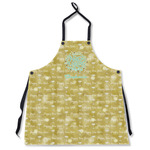 Happy New Year Apron Without Pockets w/ Name or Text