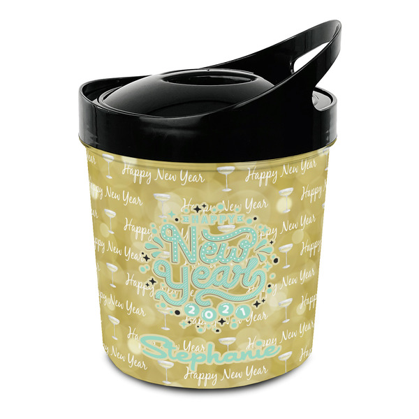 Custom Happy New Year Plastic Ice Bucket (Personalized)