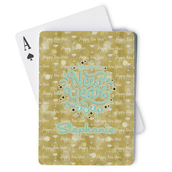 Custom Happy New Year Playing Cards (Personalized)