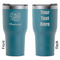 Happy New Year RTIC Tumbler - Dark Teal - Double Sided - Front & Back