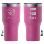 Happy New Year RTIC Tumbler - Magenta - Laser Engraved - Double-Sided (Personalized)