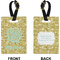 Happy New Year Rectangle Luggage Tag (Front + Back)