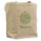 Happy New Year Reusable Cotton Grocery Bag - Front View