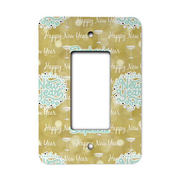 Custom Happy New Year Rocker Style Light Switch Cover (Personalized)