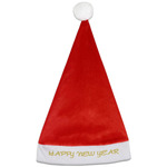 Happy New Year Santa Hat - Front (Personalized)