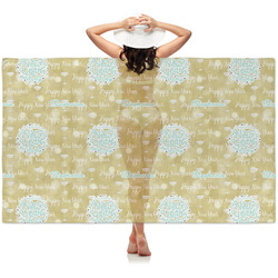 Happy New Year Sheer Sarong (Personalized)