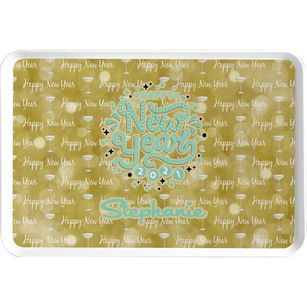 Custom Happy New Year Serving Tray w/ Name or Text